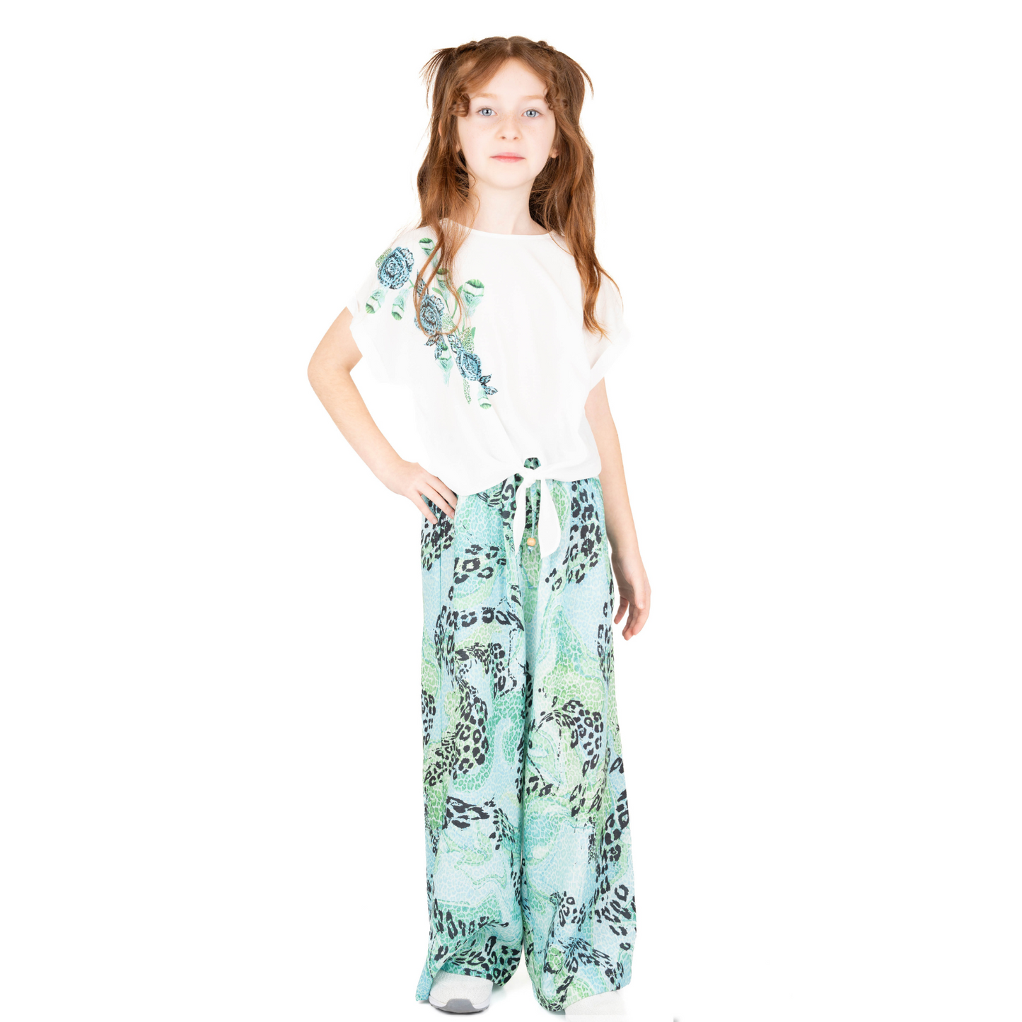 Tropical Girls Casual Set-1