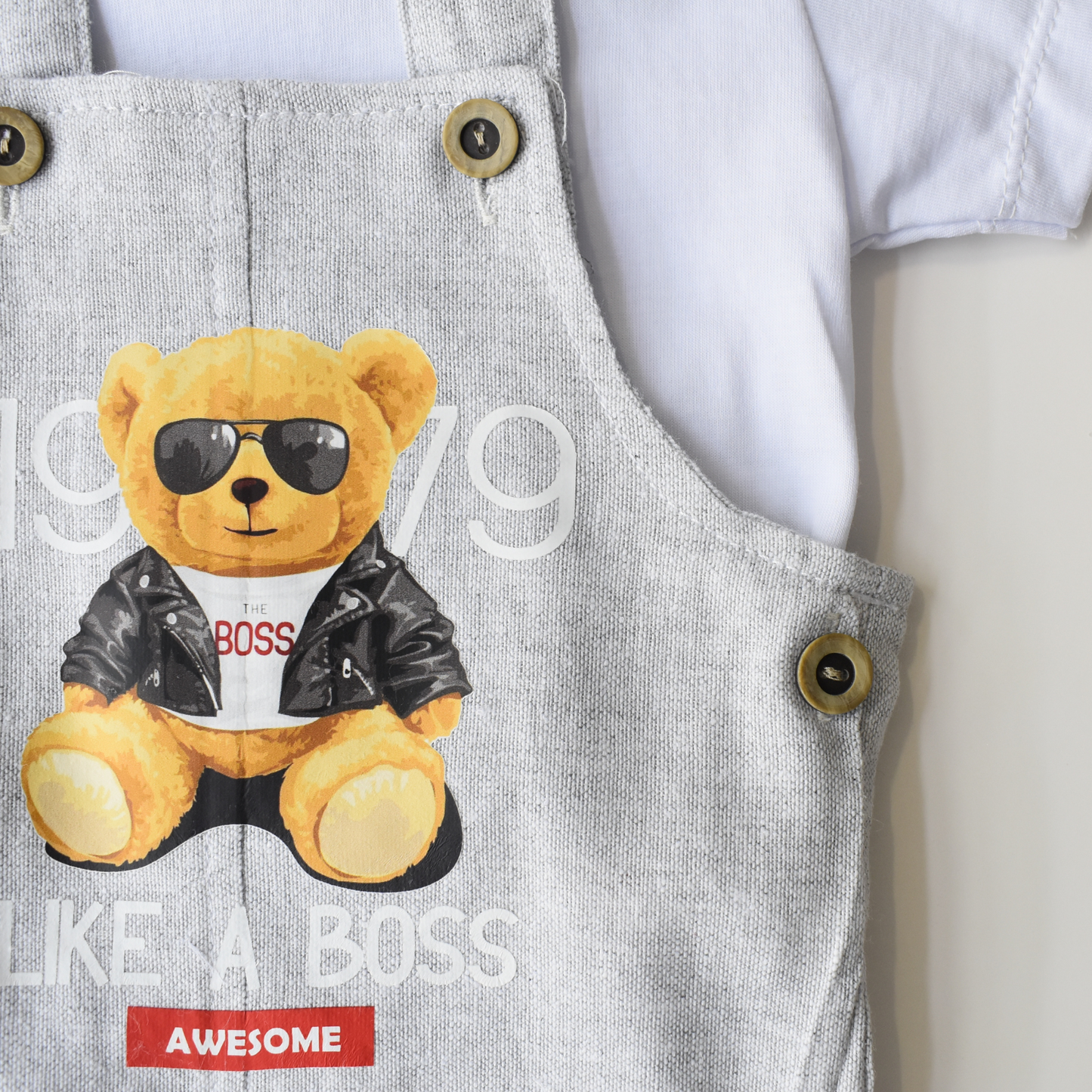 Like a Boss! Baby Casual Overall-3