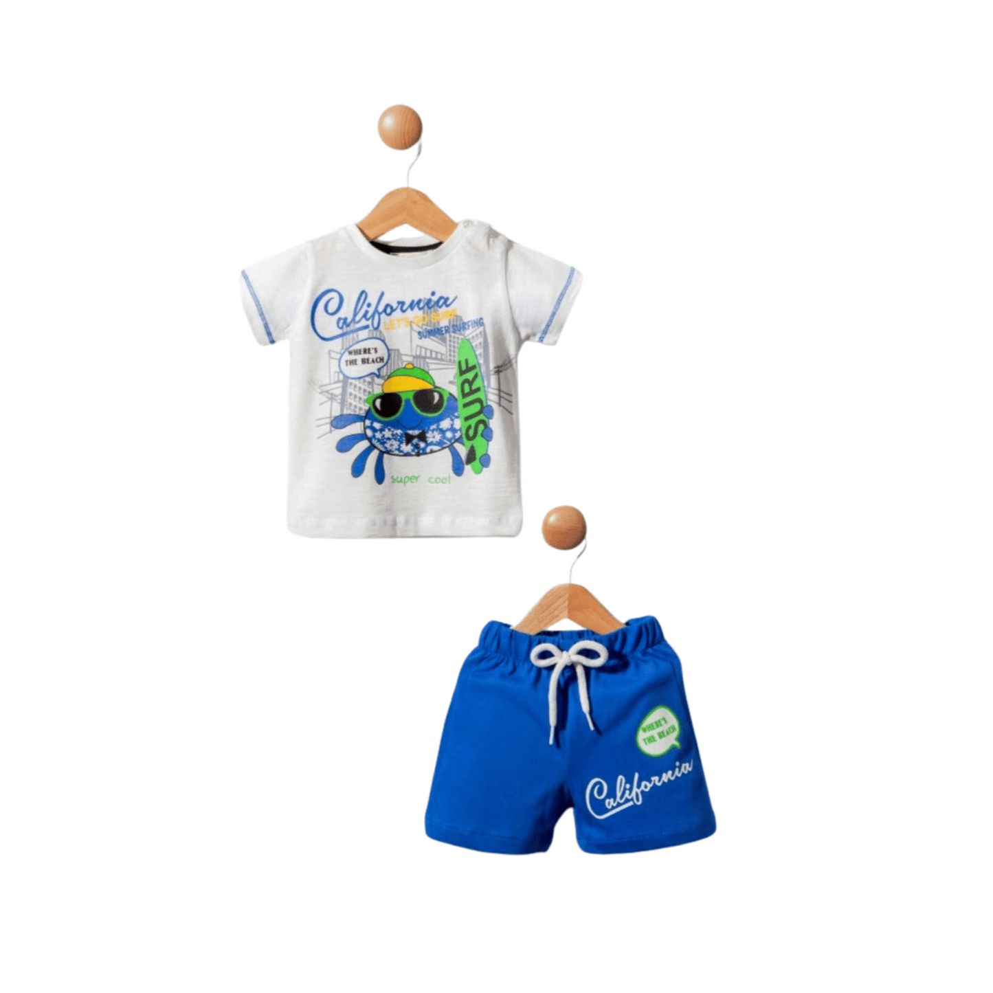 Summer surfing Boys Casual Set-1