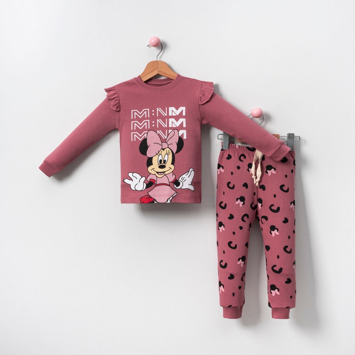 Mini Minnie Girls Cotton Pyjamas-2