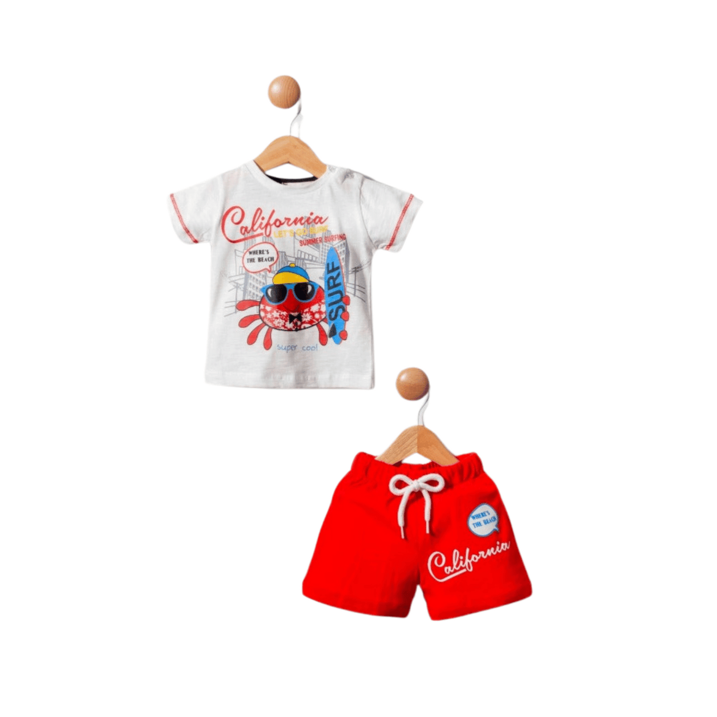 Summer surfing Boys Casual Set-0