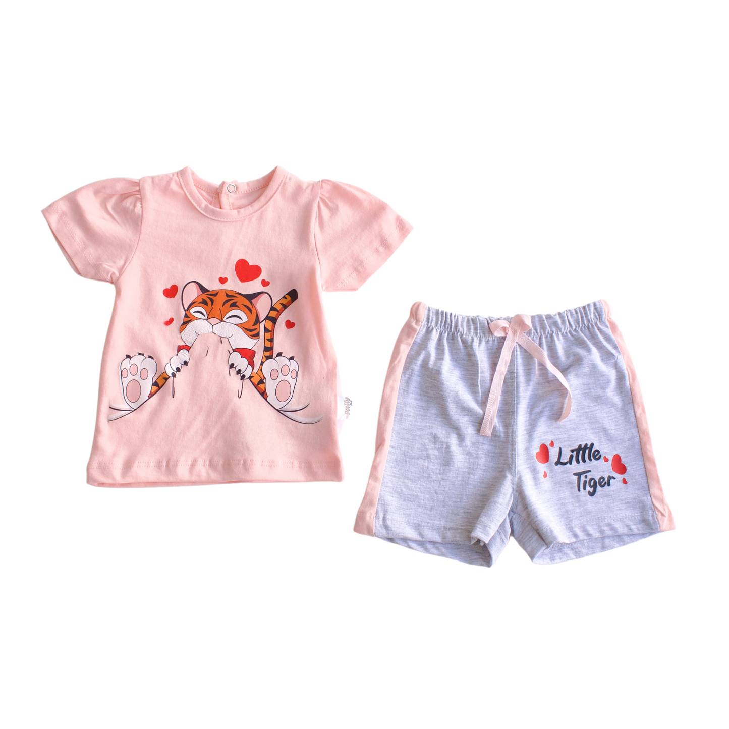Little Tigress Baby Short Set-1