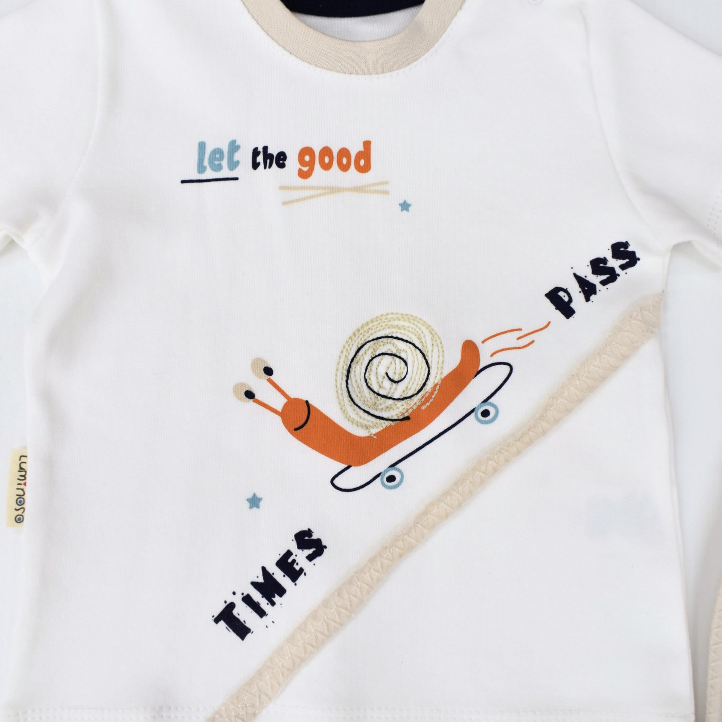 Stylish Snail Baby Boys Short Set-3
