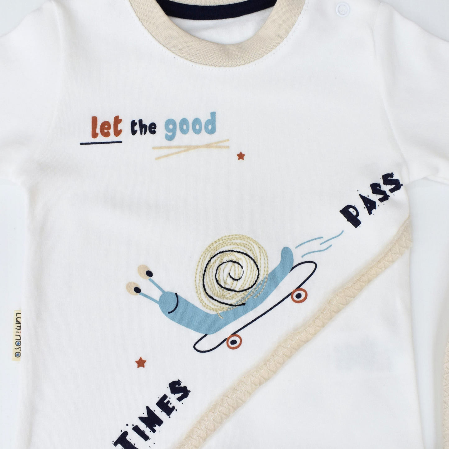 Stylish Snail Baby Boys Short Set-4