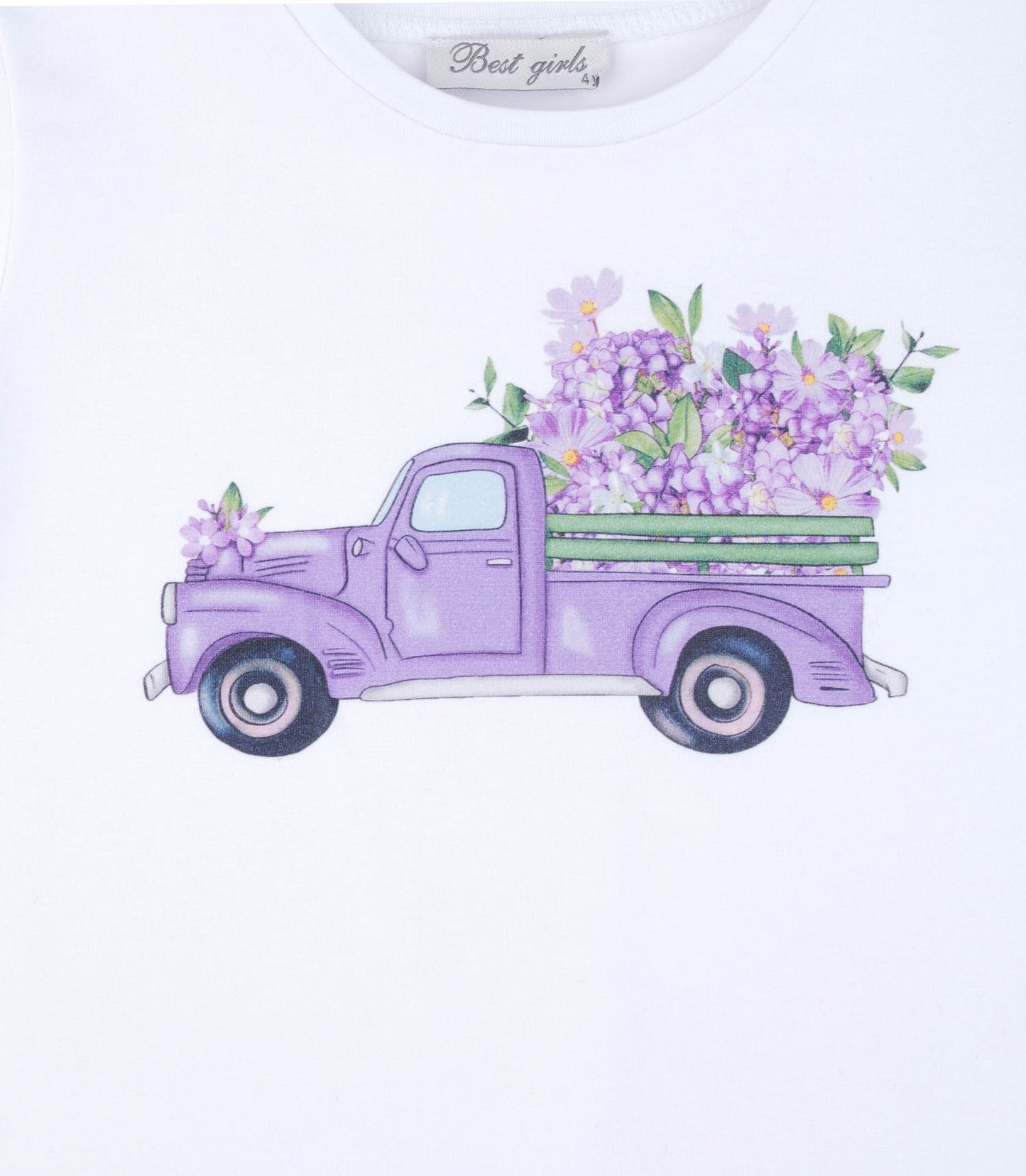 Lilac Truck Girls Casual Set-2