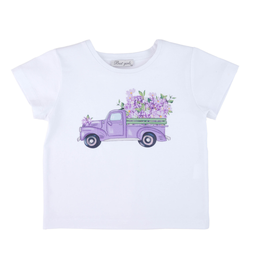 Lilac Truck Girls Casual Set-4