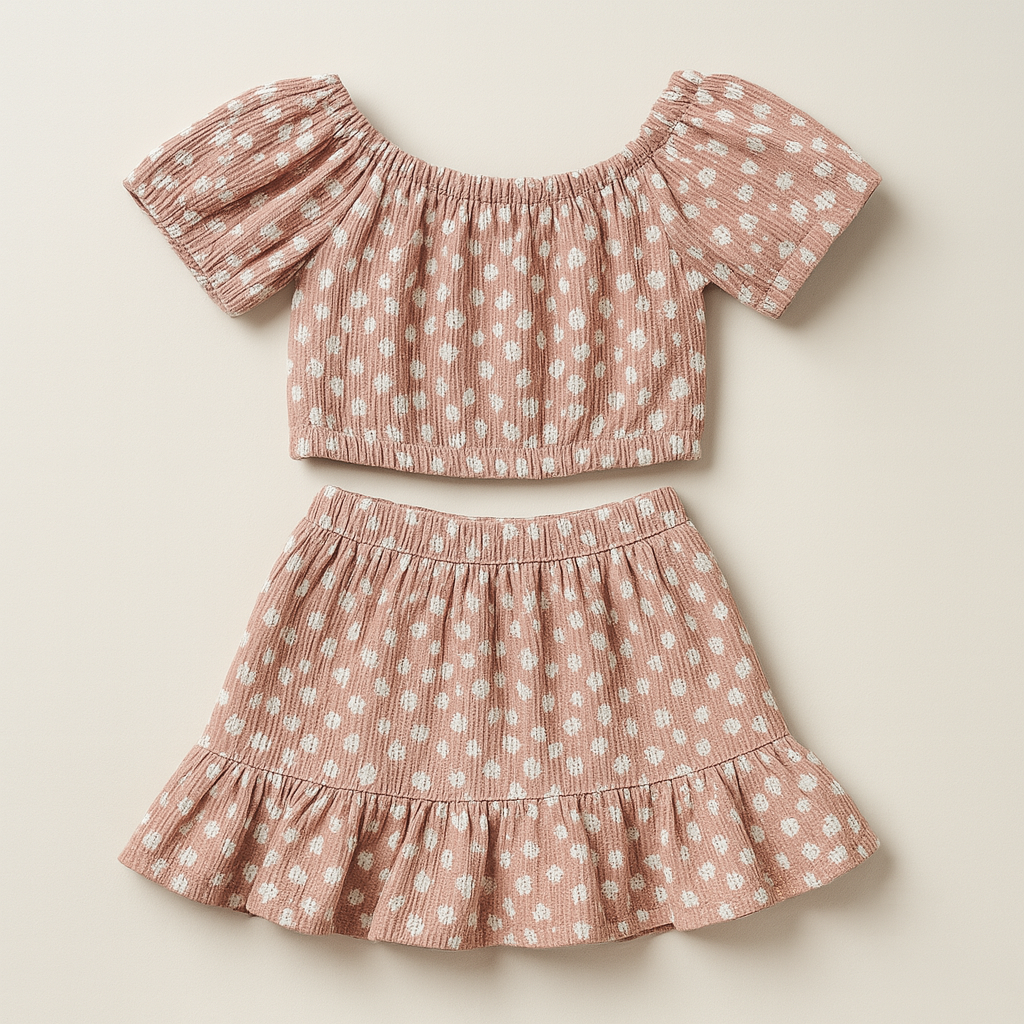 Darling Daisies Girls Casual Set-0