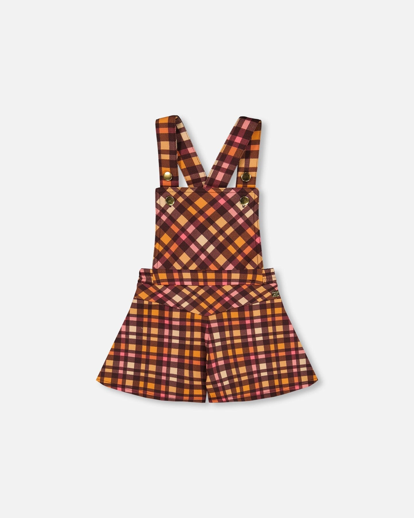 Milano Shortall Plaid Magenta And Brown-0