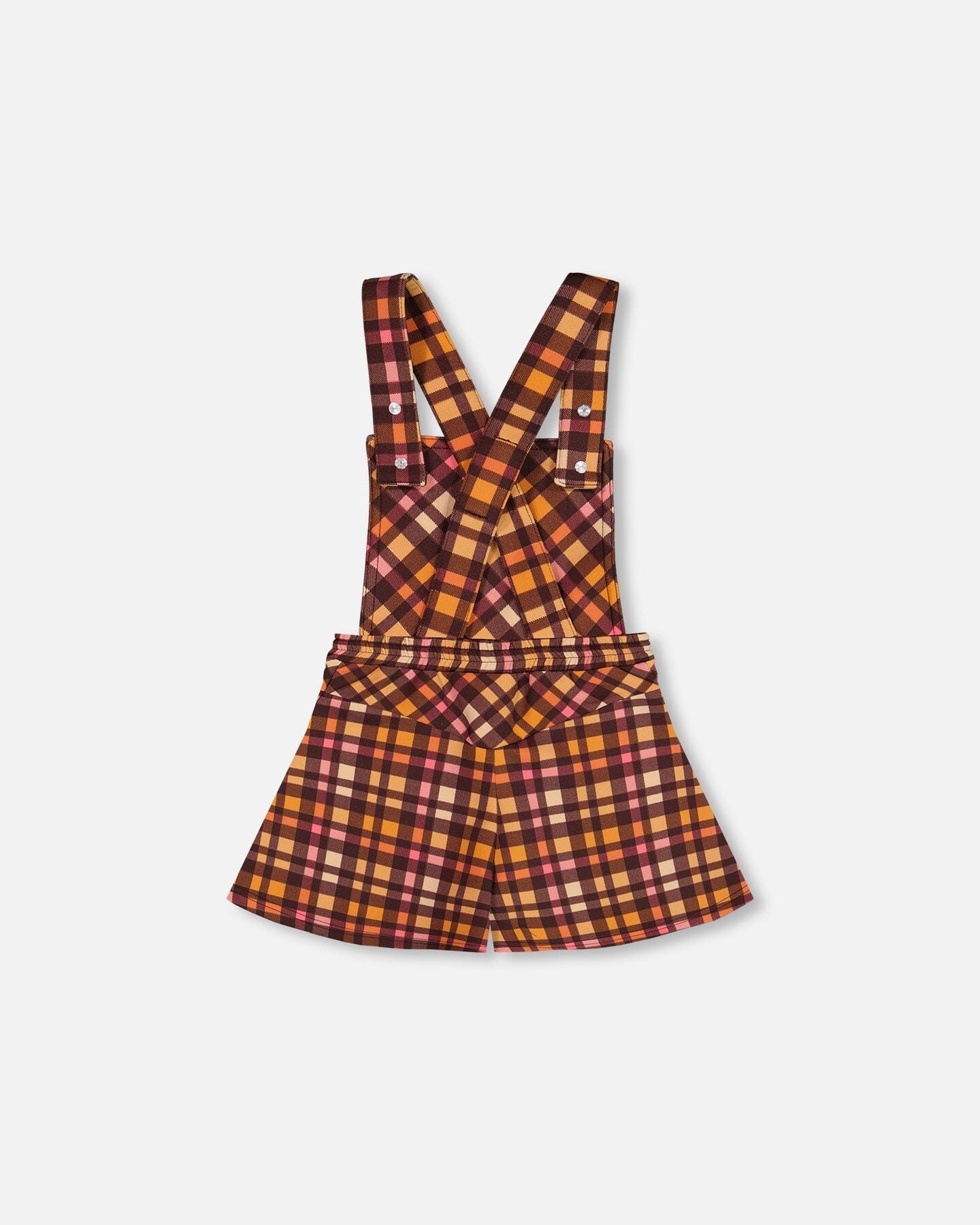 Milano Shortall Plaid Magenta And Brown-3