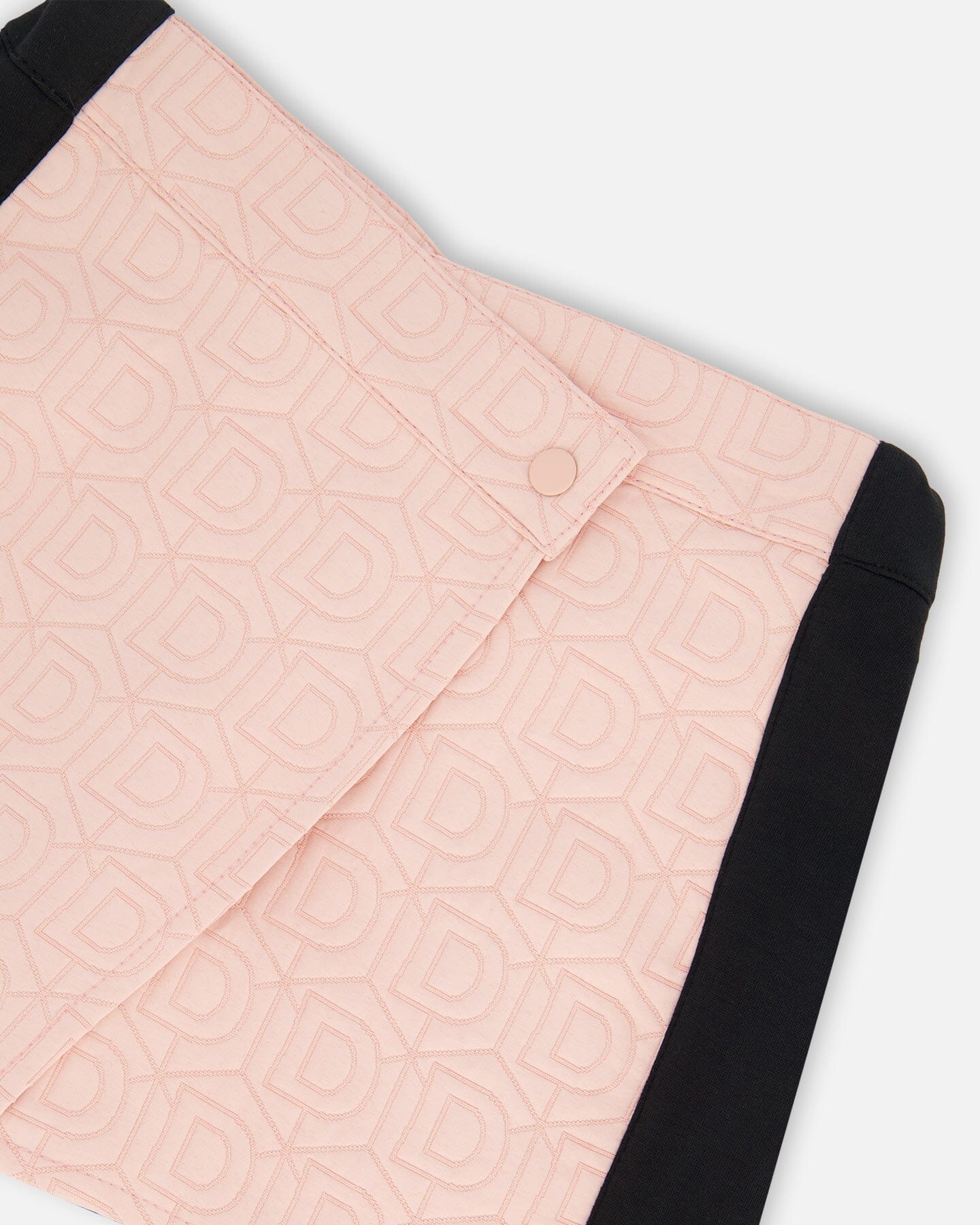 Skort With Contrast Front Light Pink-3