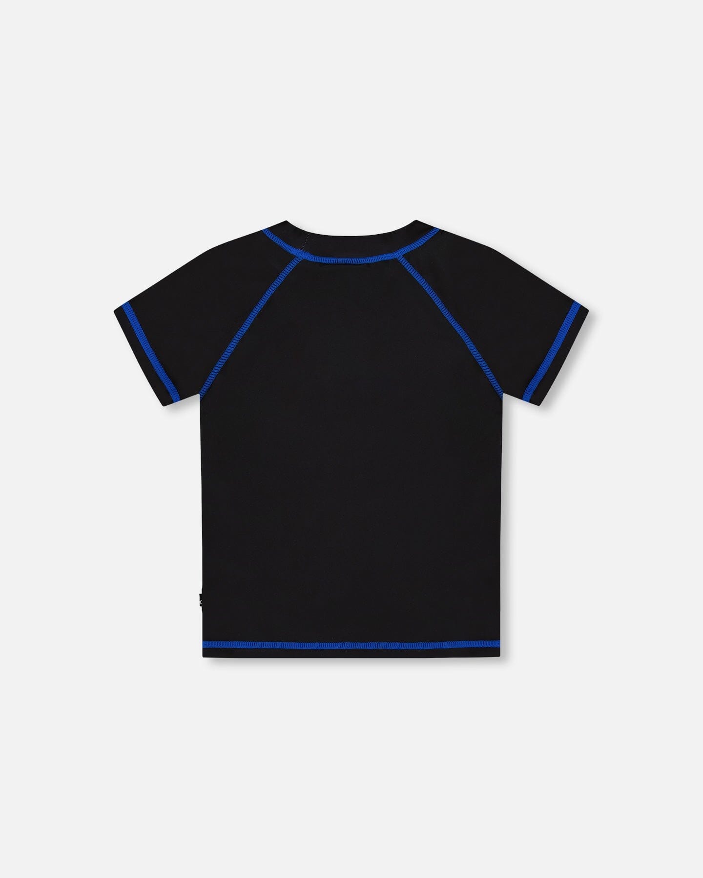 Short Sleeve Rashguard Black And Multicolored Crocodiles-3