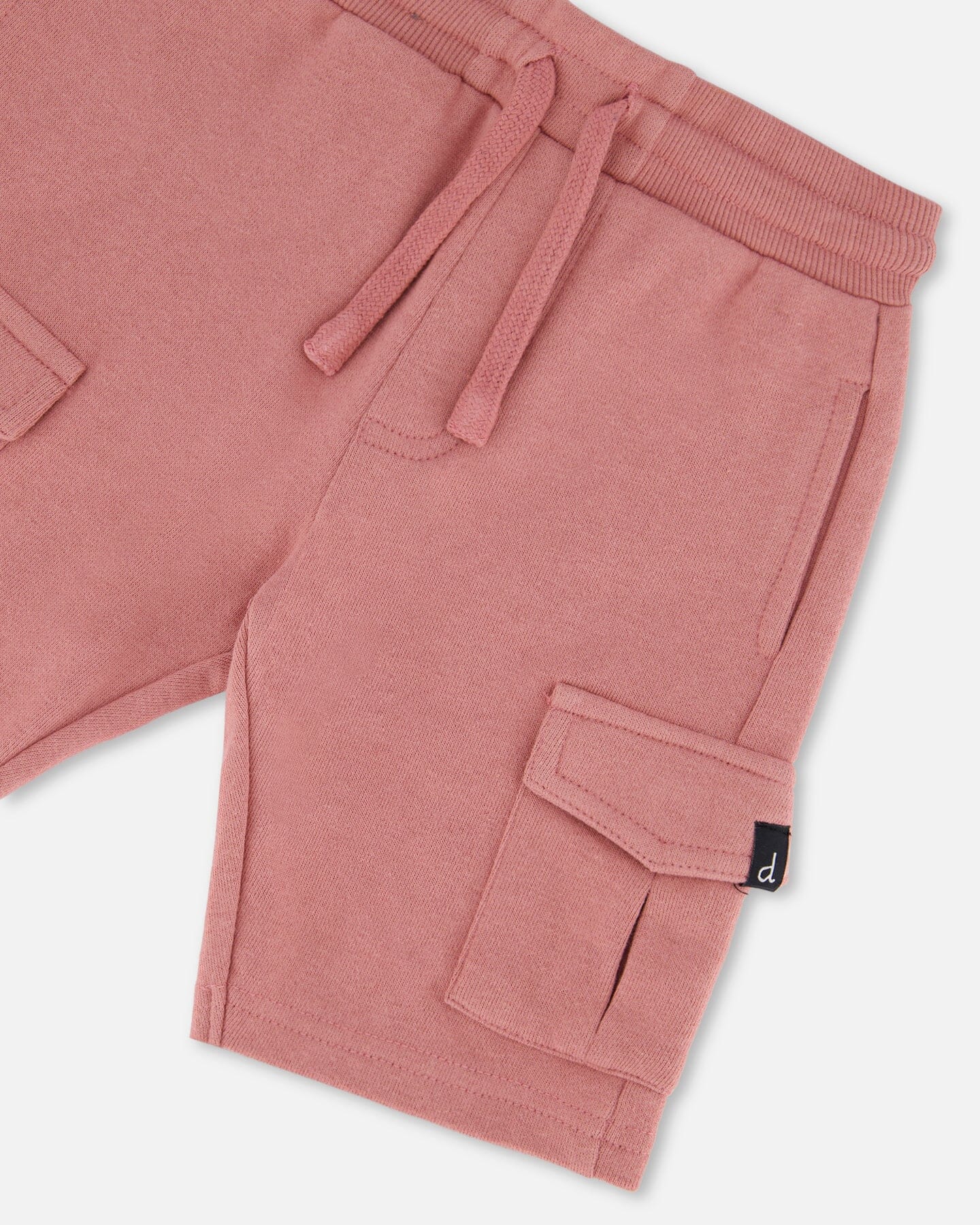 French Terry Short Dark Old Rose-3