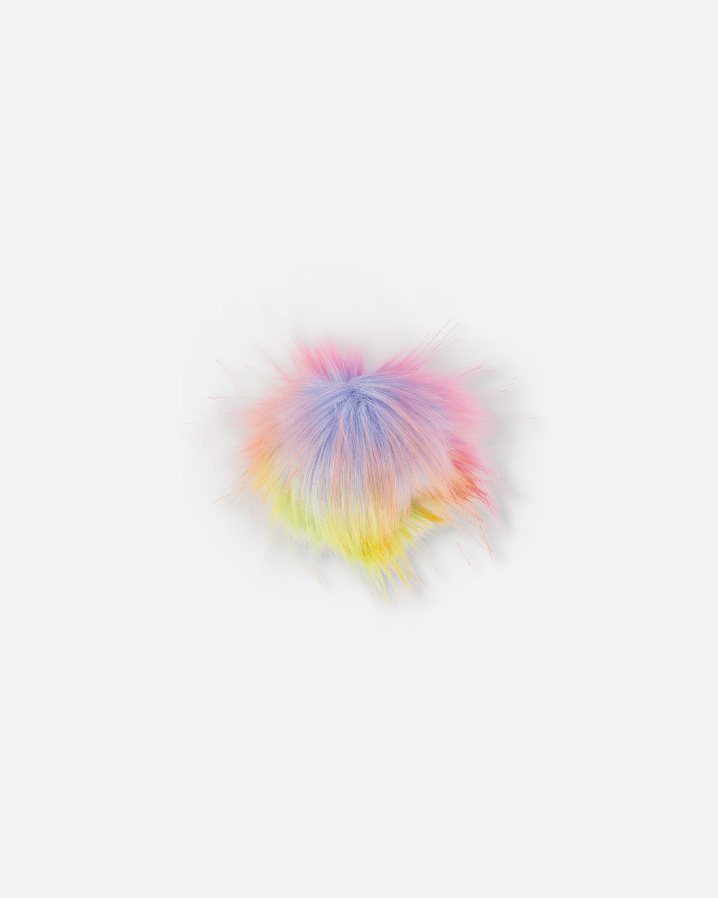 Multi-Colored Fake Fur Pompom For Hat-0