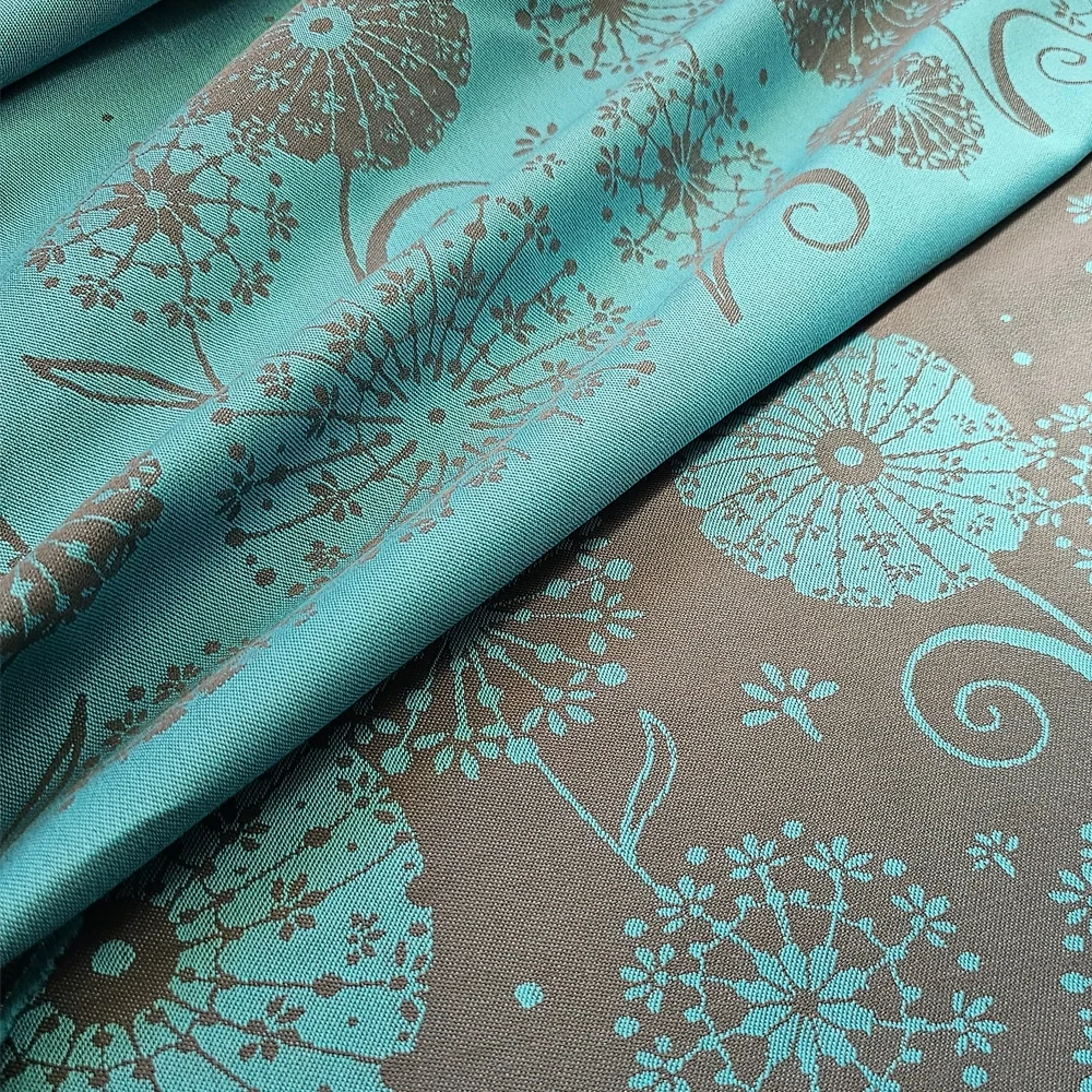Écharpe Ajustable Tissée (Ring Sling) | Dandelion Aqua-2