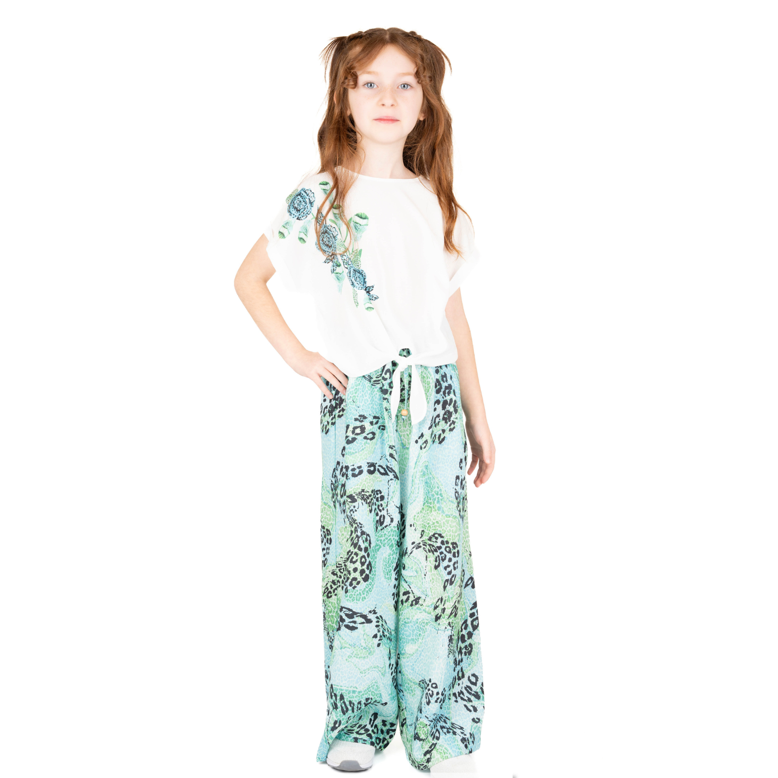 Tropical Girls Casual Set-1