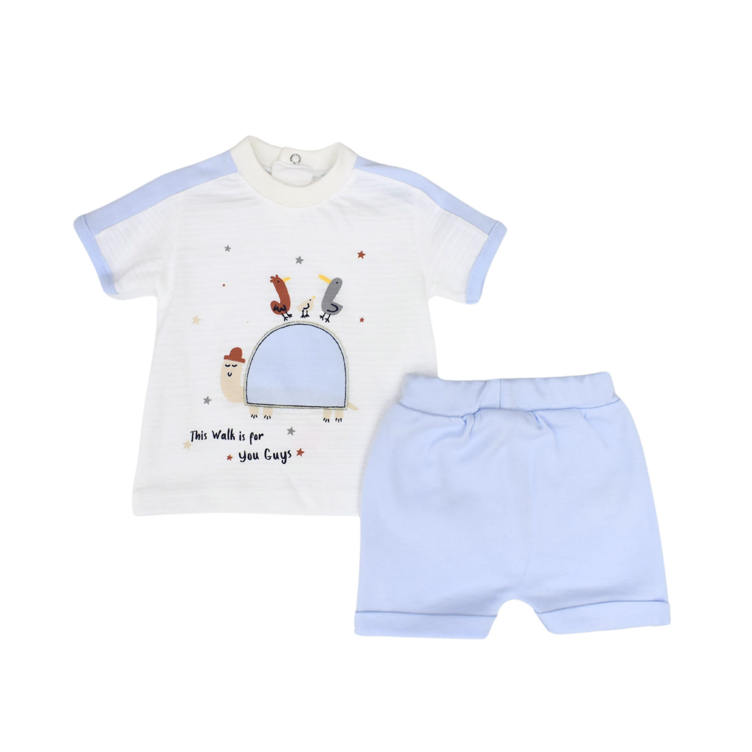 Lazy Baby Casual Shorts Set-0