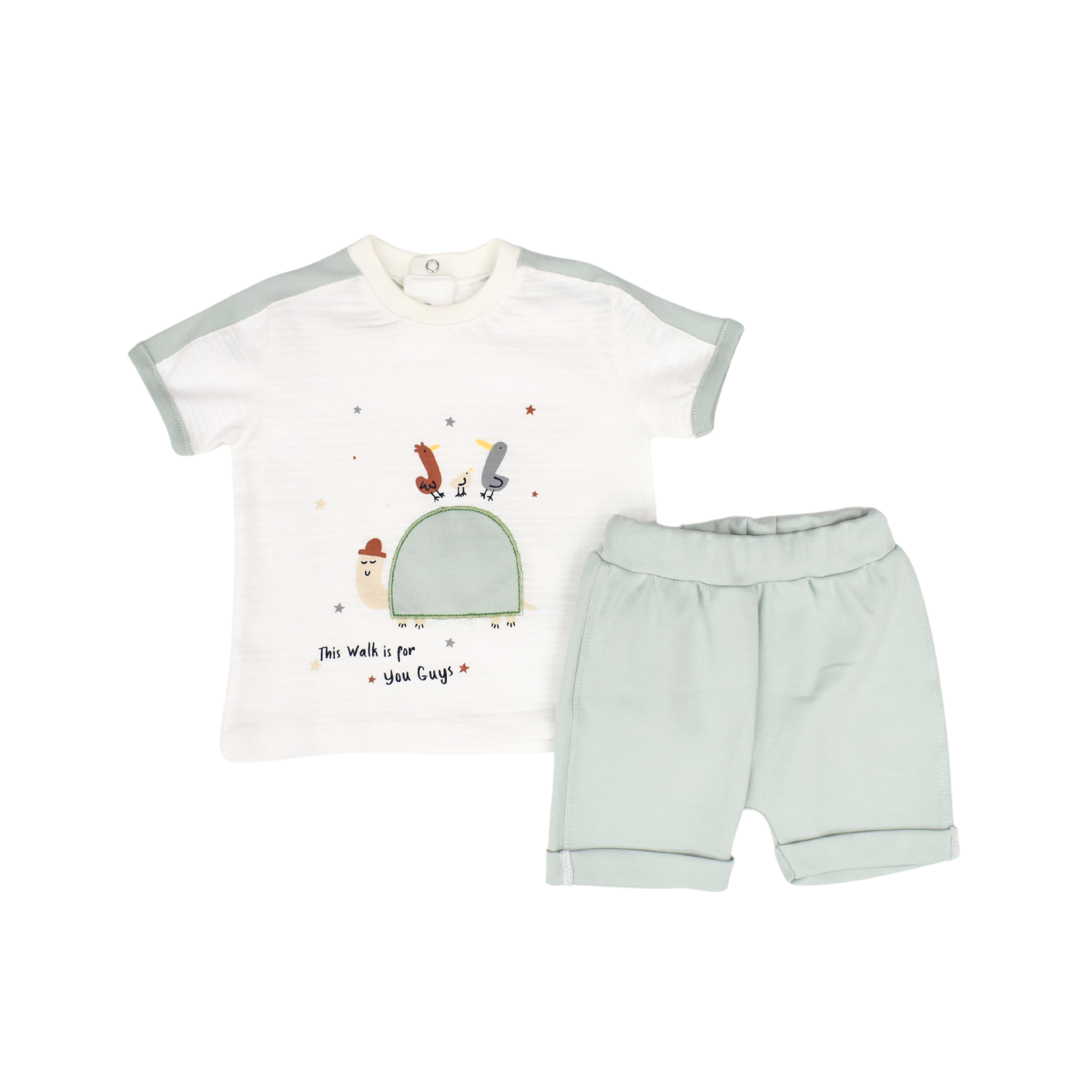 Lazy Baby Casual Shorts Set-1