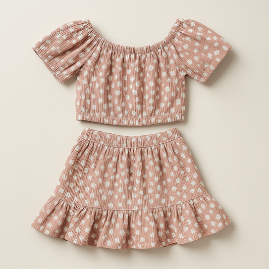 Darling Daisies Girls Casual Set-0