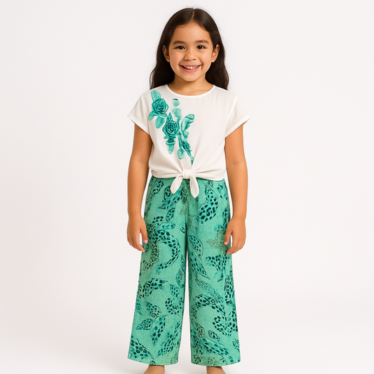 Tropical Girls Casual Set-0