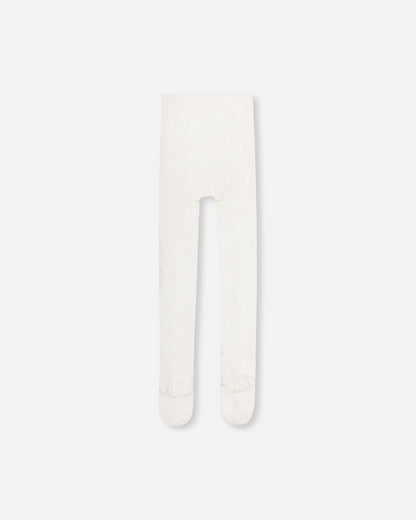 Baby Cable Tights Off White-2