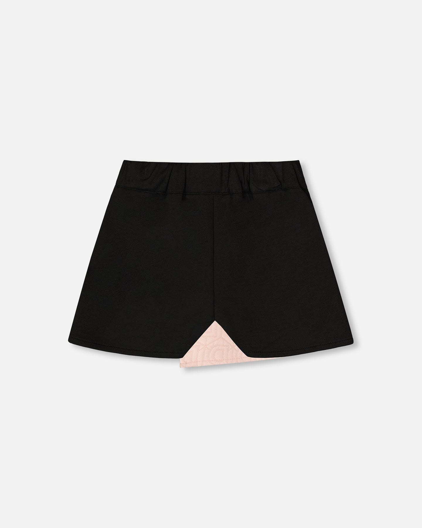 Skort With Contrast Front Light Pink-2