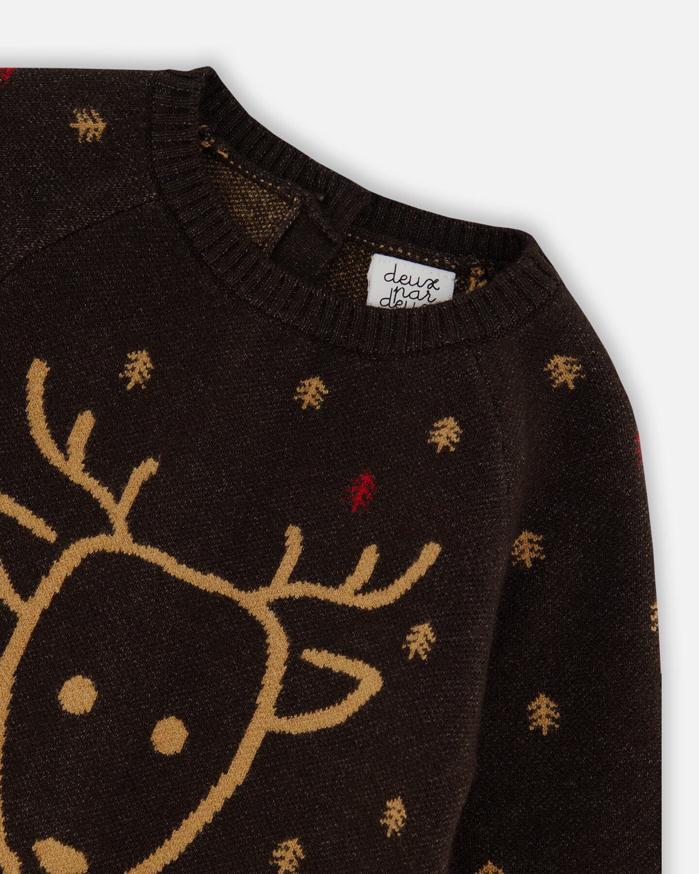 Knitted Jumpsuit With Intarsia Reindeer-2