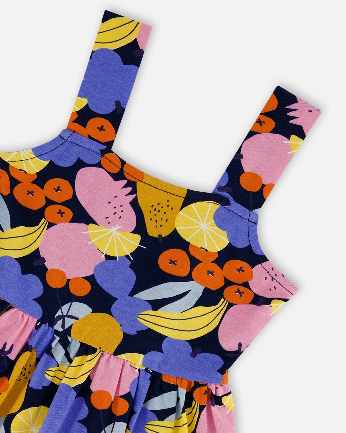 Printed Sleeveless Dress Multicolored-2