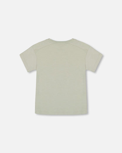 Short Sleeve Graphic Tee Sage-2