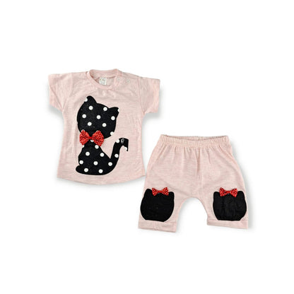 Shadow Cat Girls Casual Set-0