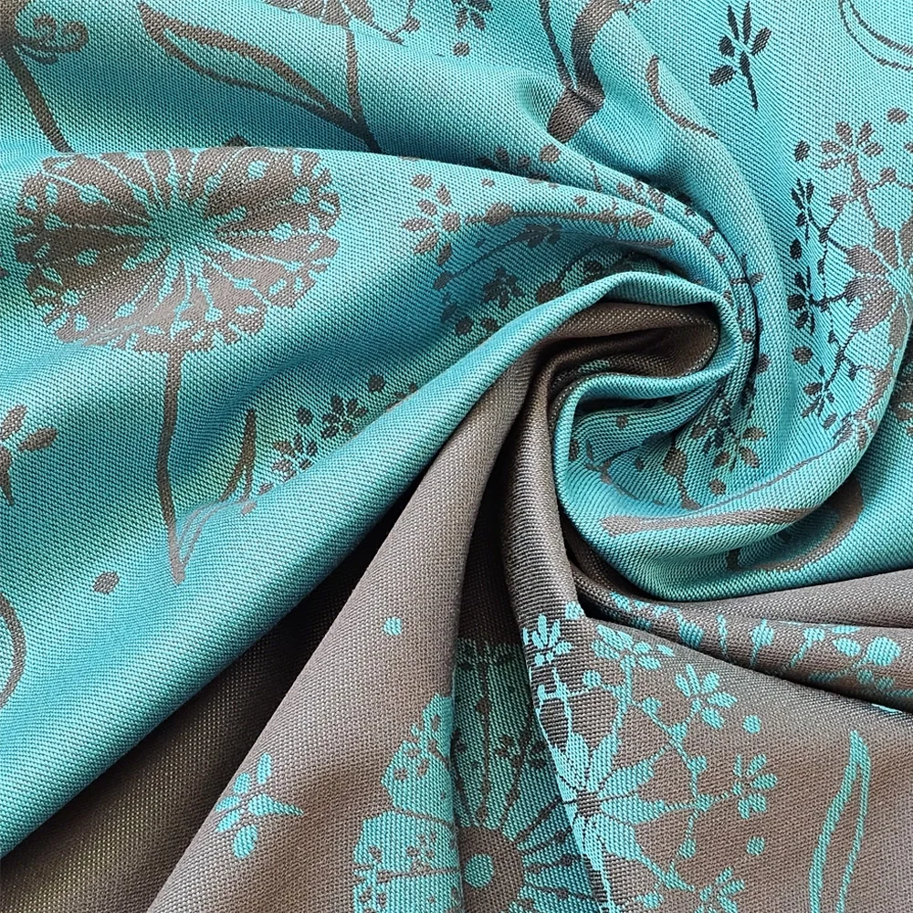 Écharpe Ajustable Tissée (Ring Sling) | Dandelion Aqua-1