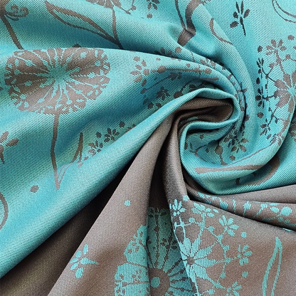 Écharpe Ajustable Tissée (Ring Sling) | Dandelion Aqua-1