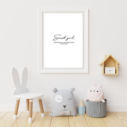 Sweet Girl Poster Print-0